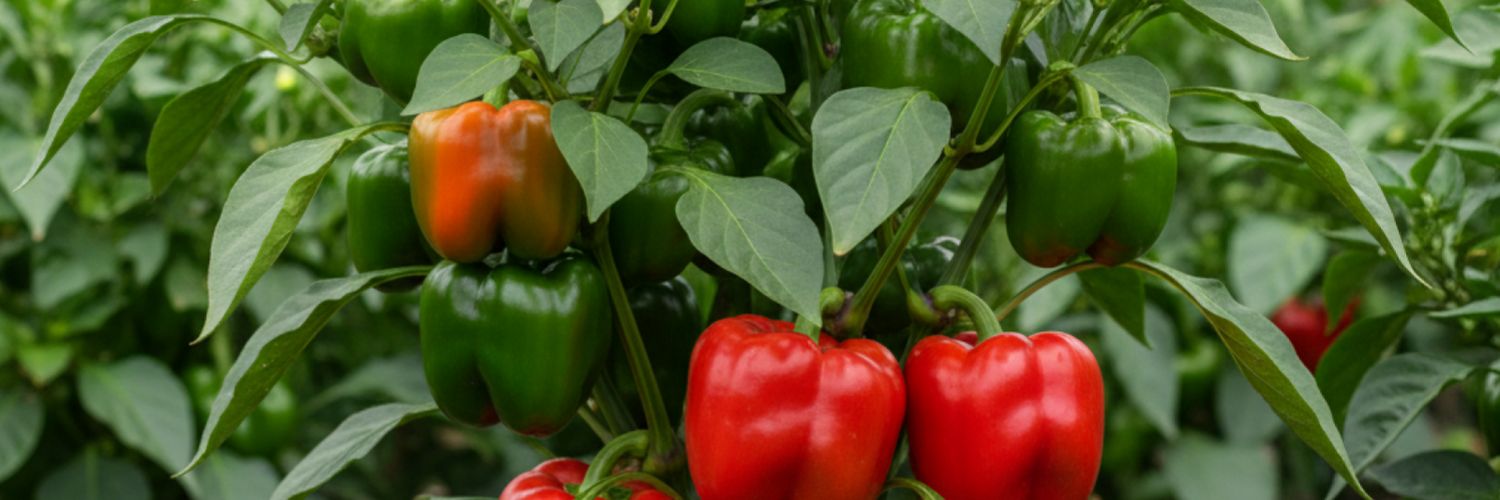 Pepper, Sweet: Costa Rican – Large, Deep Ruby Red, and Exceptionally Tasty Fruits